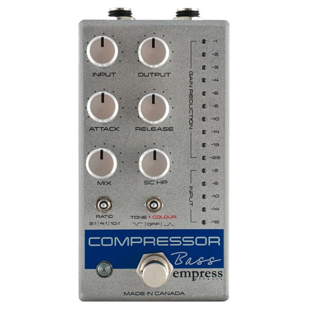 Empress Effects Compressor MKII Bass (Silver Sparkle) - Backstage Music