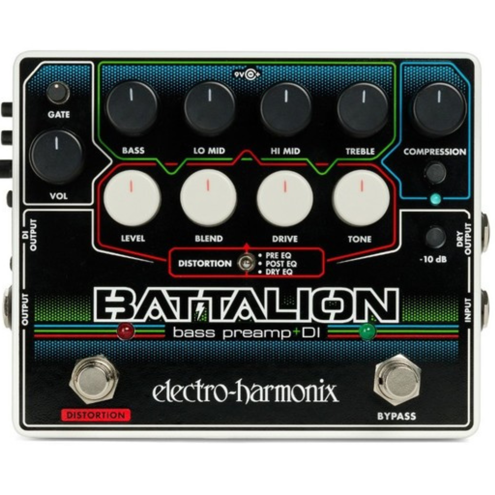 Electro-Harmonix Battalion Bass Preamp & DI - Backstage Music