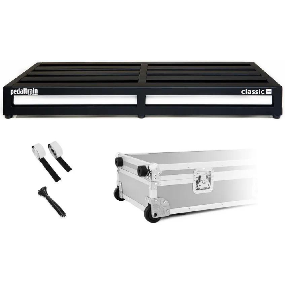 Pedaltrain Classic Pro mit Heavy-Duty Wheeled Tour Case - Backstage Music