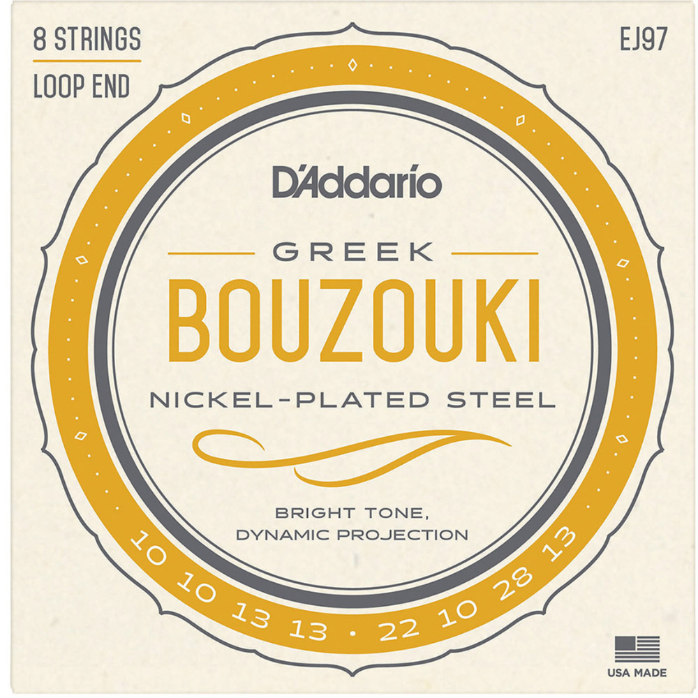 D'Addario EJ97 Greek Bouzouki Loop-End - Backstage Music