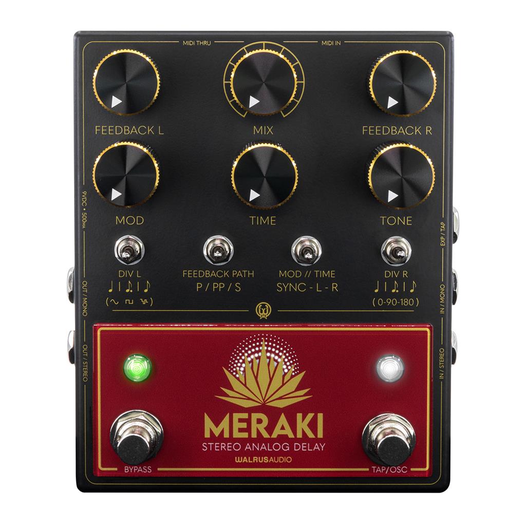 Walrus Audio Meraki Stereo Analog Delay - Backstage Music