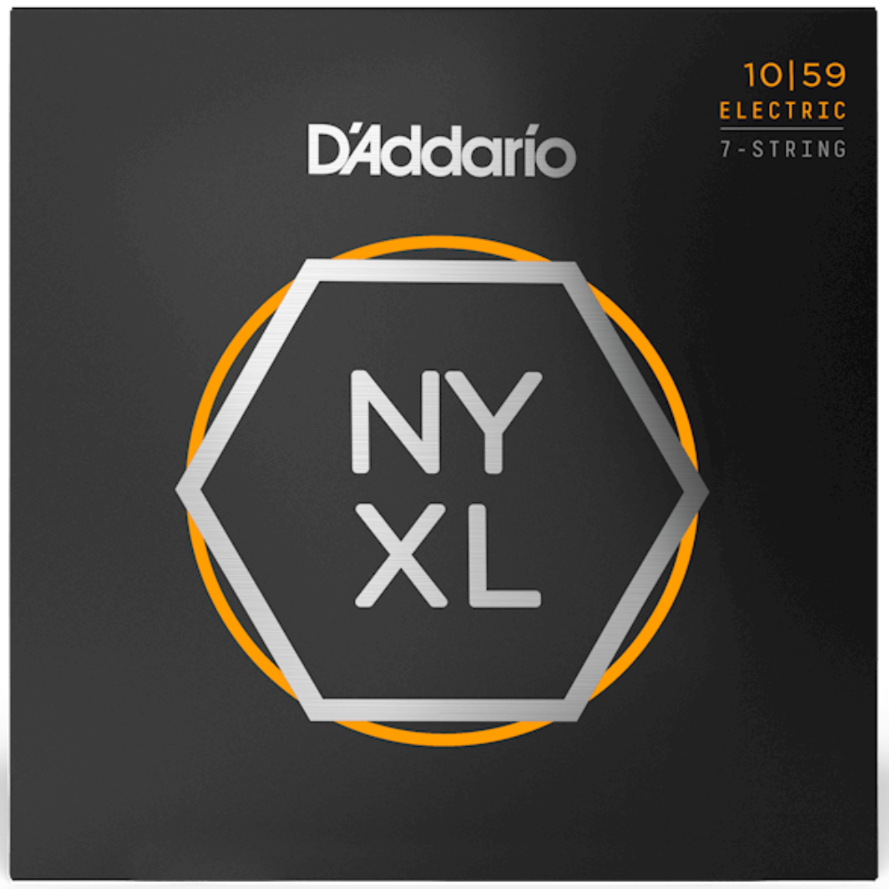 D'Addario NYXL1059 Regular 7-String - Backstage Music