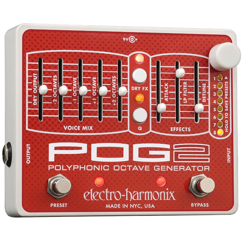 Electro-Harmonix POG2 Polyphonic Octave Generator - Backstage Music