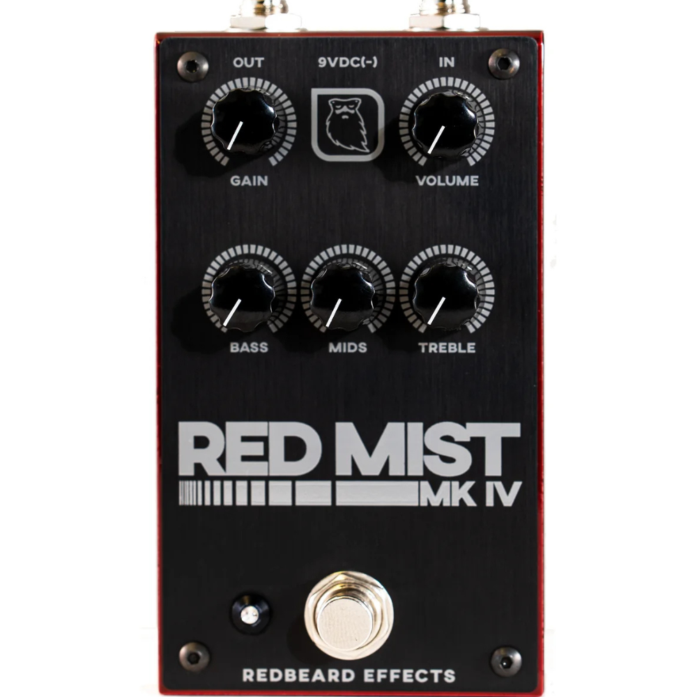 Redbeard Effects Red Mist MKIV Boost Distortion - Backstage Music