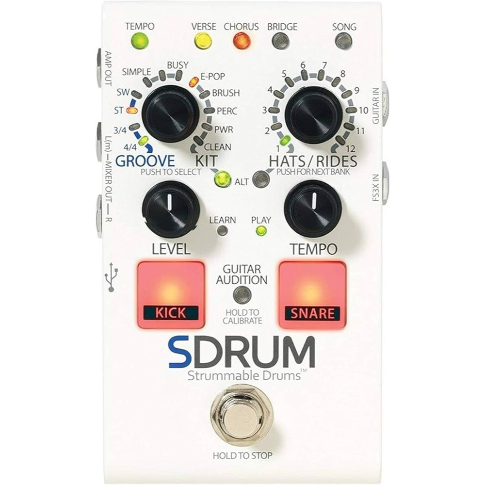 Digitech SDRUM Drum-Machine-Pedal - Backstage Music