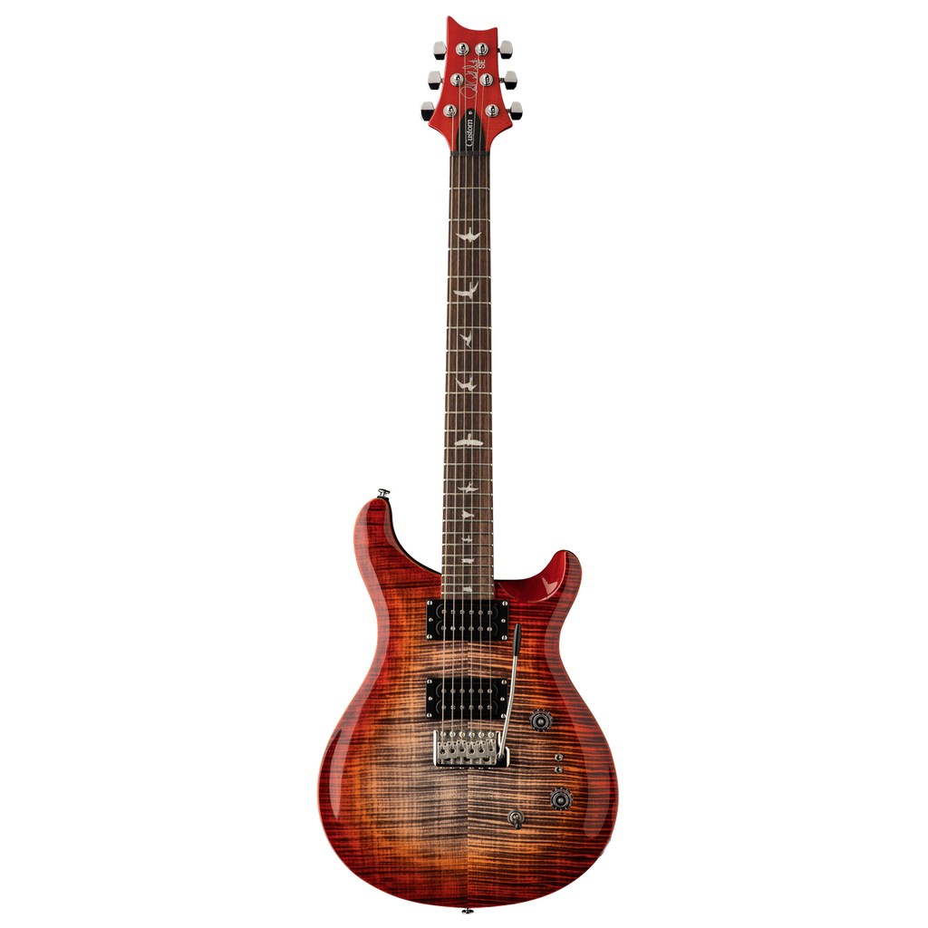 PRS SE Custom 24-08 Charcoal Cherry Burst - Backstage Music