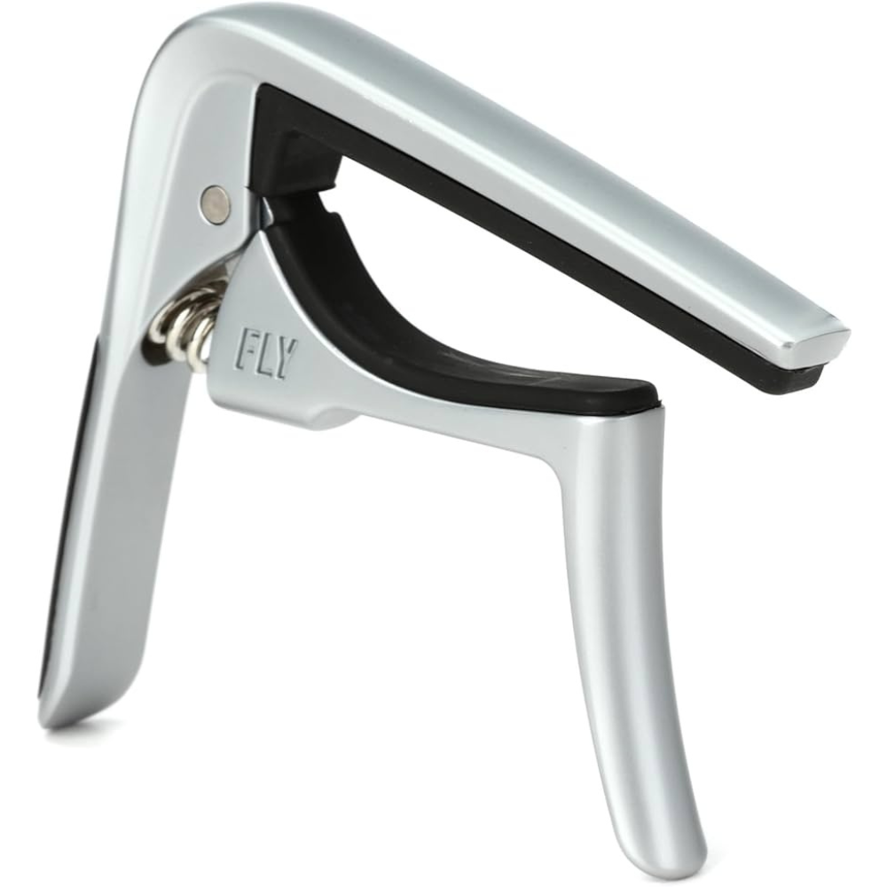 Dunlop Trigger Fly Capo Curved Satin Chrome - Backstage Music