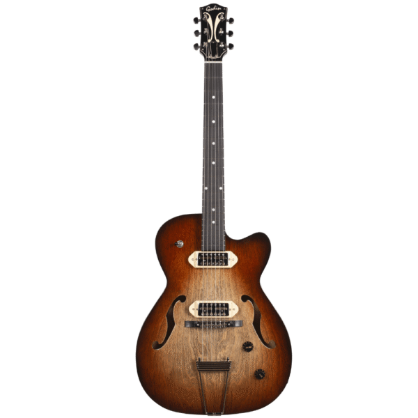 Godin 5th Avenue Thinline Gold Foil Dogear Vintage Burst HG